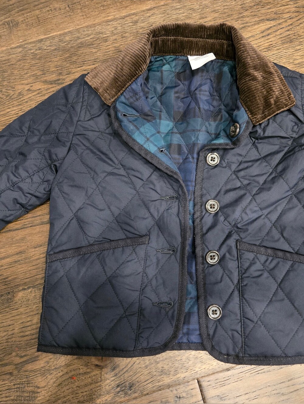 Ralph Lauren To Reversible Navy Quilted Puffer Jacket